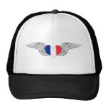 I Love France -wings Hats