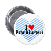 I Love Frankfurters Pins