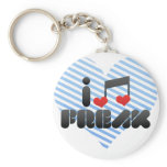 I Love Freak keychains