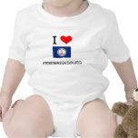 I Love Fredericksburg Virginia Tshirt