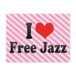 I Love Free Jazz postcards