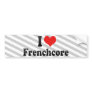 I Love Frenchcore Bumper Stickers
