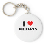 I Love Fridays keychains