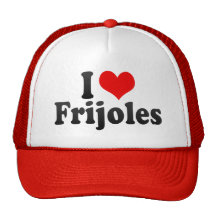 I Love Frijoles Mesh Hat