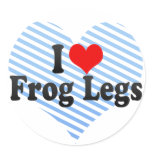 I Love Frog Legs stickers