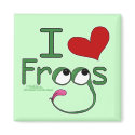 I love FROGS magnets