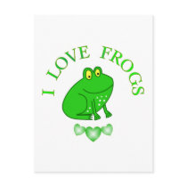 I Love Frogs Post Cards