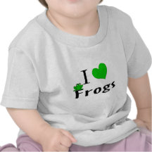 I Love Frogs T Shirt