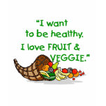 I LOVE FRUIT & VEGGIE t-shirts