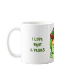 I Love Fruits & Vegies Lg Coffee Cup mugs