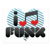I Love Funk Postcards