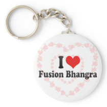 I Love Fusion Bhangra Key Chains