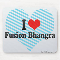 I Love Fusion Bhangra Mousepads