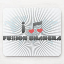I Love Fusion Bhangra Mouse Pads