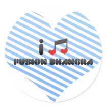 I Love Fusion Bhangra Stickers