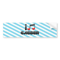 I Love Gabber bumper stickers