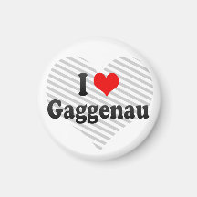 I Love Gaggenau, Germany Fridge Magnets