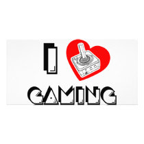 I love Gaming Photo Greeting Card