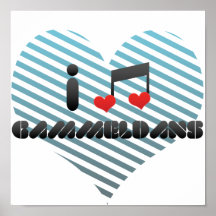 I Love Gammeldans Print