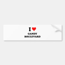 I Love Gandy Boulevard Florida Bumper Stickers
