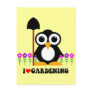 I love gardening post cards