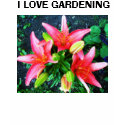 I LOVE GARDENING tee t-shirts