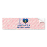I Love Gardners, PA bumper stickers
