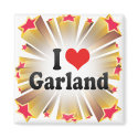 I Love Garland magnets