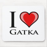I Love Gatka mousepads