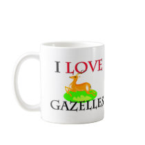 I Love Gazelles Mug