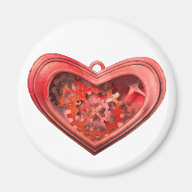 I love gears fridge magnet