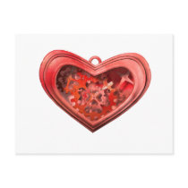 I love gears postcard