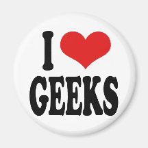I Love Geeks Magnets