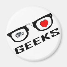I Love Geeks Magnets