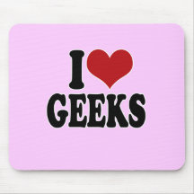 I Love geeks Mouse Pads