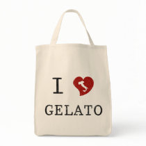 I Love Gelato Canvas Bags