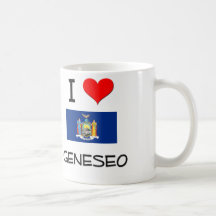 I Love Geneseo New York Mugs