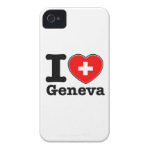 I love Geneva iPhone 4 Case-Mate Cases