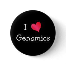 I Love Genomics Pin