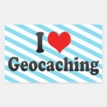 I love Geocaching Stickers