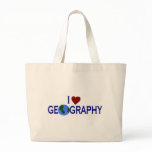 I Love Geography bags