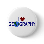 I Love Geography buttons