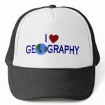 I Love Geography hats