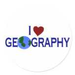 I Love Geography stickers