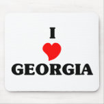 I Love Georgia mousepads