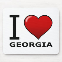 I LOVE GEORGIA MOUSE PADS