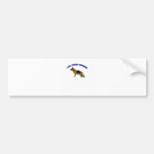 I Love German Shepherds Bumper Sticker