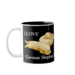 I LOVE German Shepherds mugs