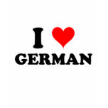 I Love German t-shirts