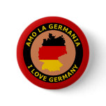 I LOVE GERMANY PINBACK BUTTON